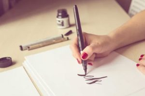 hand lettering for adults class