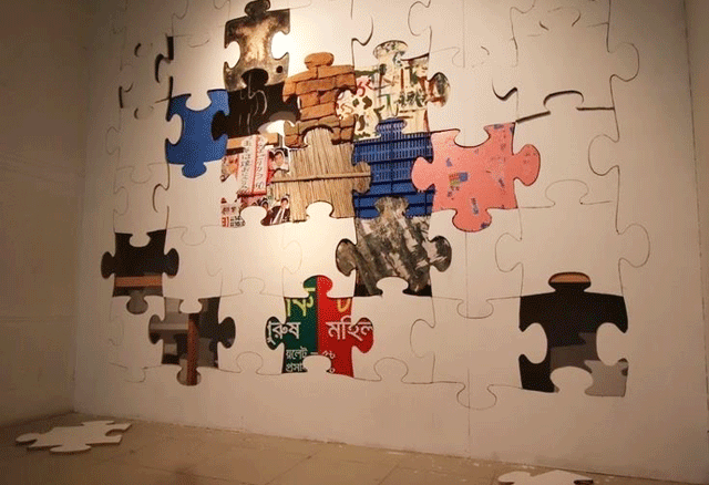 art of puzzle pieces